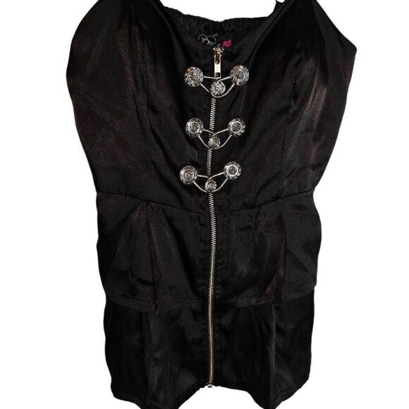 Te Amo Corset Style Grunge Punk Blouse - Picture 6 of 6